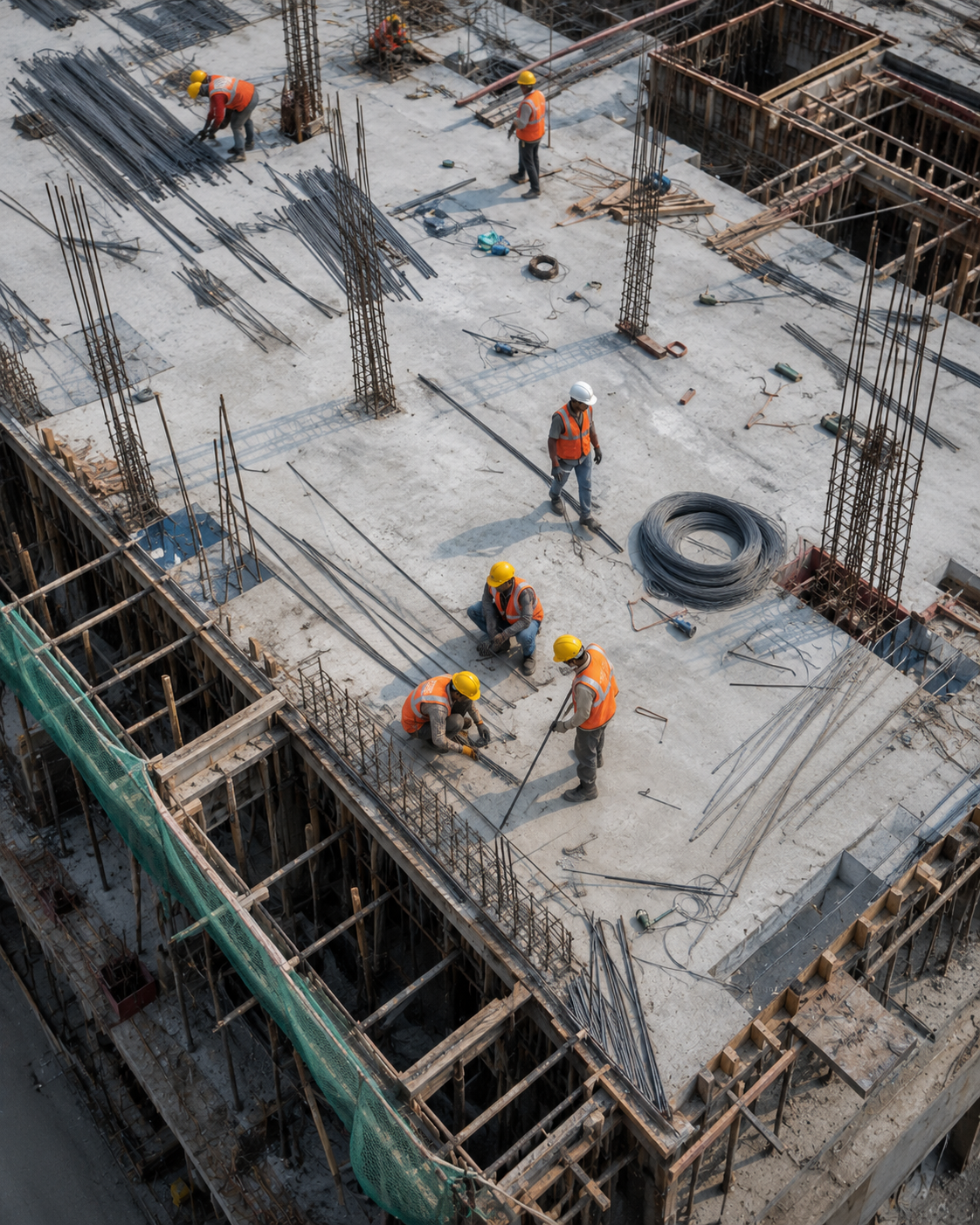 Protec Buildcare construction team at work